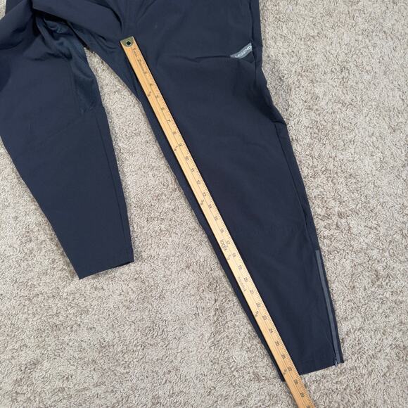 Legends Carson Mens Medium Black Joggers Ankle Zip Lightweight Stretch Pants - Picture 5 of 10